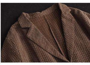 Áo khoác blazer linen dài tay kiểu móc light - NU9211