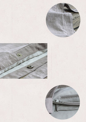 Túi vải Canvas đeo chéo retro đơn sắc - NU3808 - kamaka.vn - thời trang nhật