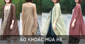 4 KIỂU ÁO KHOÁC MÙA HÈ SIÊU MÁT VÀ SÀNH ĐIỆU