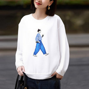 Áo T-shirt dài tay cô gái - A1167