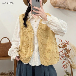 Áo khoác cardigan sát nách - A1058