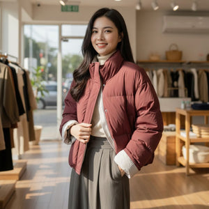 Áo khoác lông vũ cổ đứng - A1269