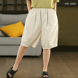 Quần sooc lưng thun - Q350
