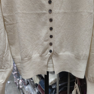 Áo khoác cardigan len sáp dài tay cổ tròn - A077