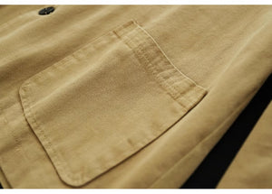 Áo khoác dài tay cổ pipi lót caro - NU9293