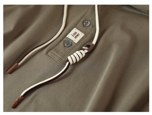 Áo hoodies dài tay khuy cài không túi - NU9168