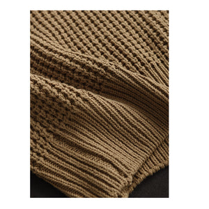 Áo len đan bện thừng dài tay cổ tròn form rộng - NU9486