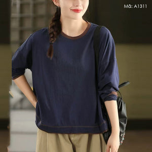 Áo T-shirt dài tay cổ tròn - A1311