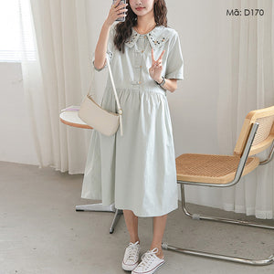 Đầm liền ngắn tay cổ Peter Pan - D170