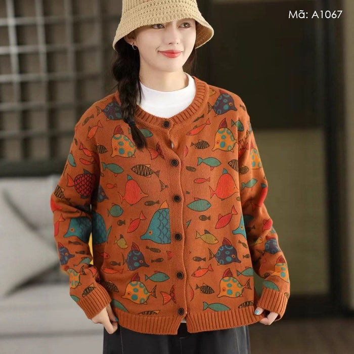 Áo khoác len cá - A1067