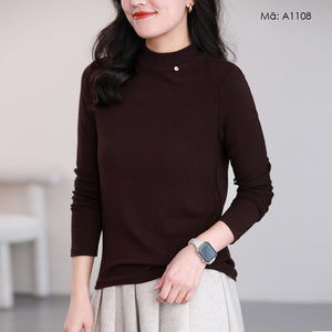 Áo T-shirt dài tay cổ tròn - A1108