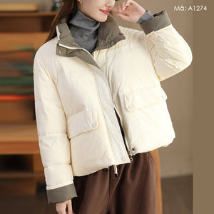 Áo khoác lông vũ lót màu - A1274