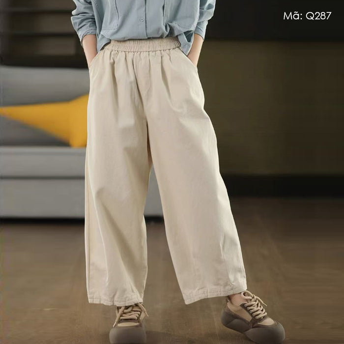 Quần baggy retro ống rộng - Q287