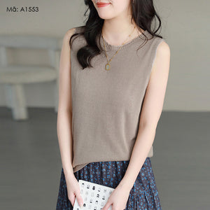 Áo T-shirt dệt kim sát nách - A1553