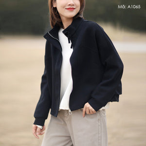 Áo khoác nỉ cổ bóng chày - A1065