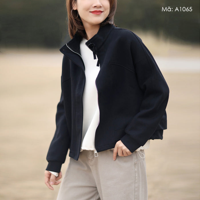 Áo khoác nỉ cổ bóng chày - A1065