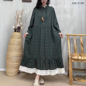 Đầm liền linen morigirl - D130