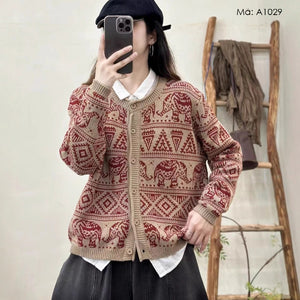 Áo khoác len retro - A1029