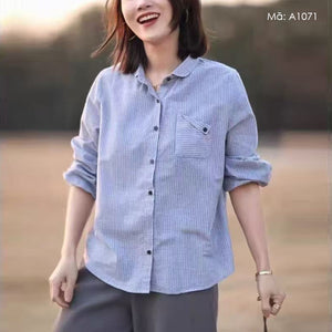 Áo sơ mi dài tay kẻ sọc - A1071