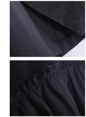 Áo hoodies len dài tay vạt xếp - NU9241