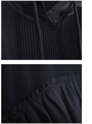Áo hoodies len dài tay vạt xếp - NU9241