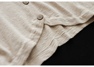 Áo khoác len cardigan dệt kim dài tay cổ tròn - NU7672