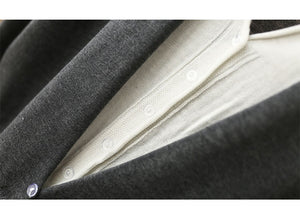 Áo khoác len cardigan kiểu hai lớp dài tay cổ V - NU7681