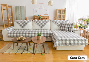 Thảm ghép trải sàn lót ghế SOFA cotton Hàn Quốc - TG5153 - kamaka.vn - thời trang nhật