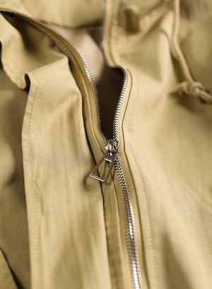 Áo khoác dài tay có mũ hai túi cao form dài - NU8062