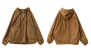 Áo hoodies dài tay lót lông hai túi vuông - NU8070