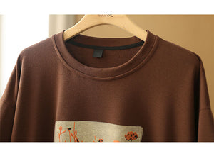 Áo T-shirt ngắn tay cổ tròn in chữ ngược - NU6923