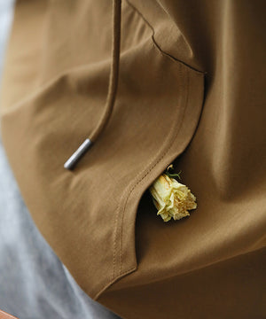 Áo hoodies ngắn tay in hình trái tim có túi - NU8488