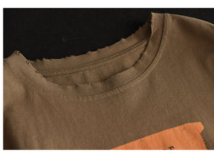 Áo T-shirt ngắn tay cổ tròn in note màu - NU8529