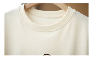 Áo T-shirt ngắn tay cổ tròn in chú hổ - NU6707