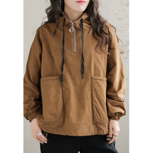 Áo hoodies dài tay lót lông hai túi vuông - NU8070