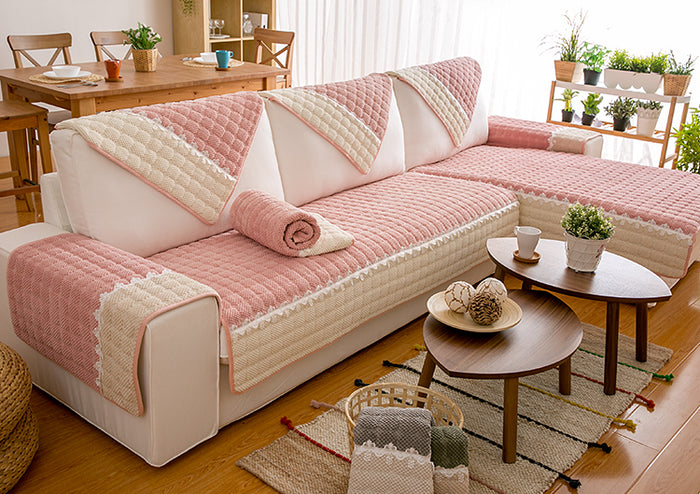 Thảm Nhung đan nổi trải sàn lót ghế sofa - TG5140