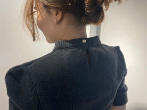 Áo len croptop ngắn tay cổ tròn - NU8471